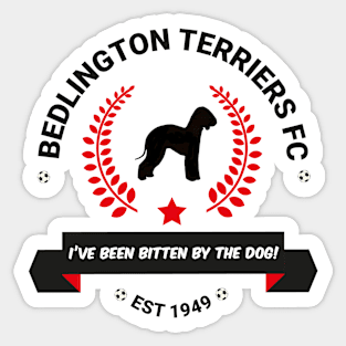 Bedlington Terriers Football Club Inspired Badge Sticker